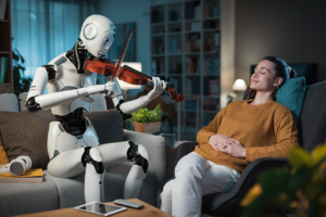 Robot Playing the Violin